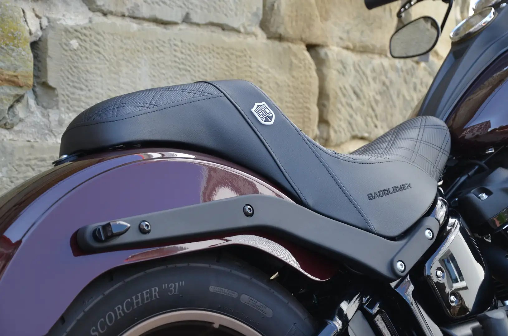 Harley-Davidson Lowrider S Harley Davidson Low Rider S 114  Saddlemen Deutsch Czerwony - 2
