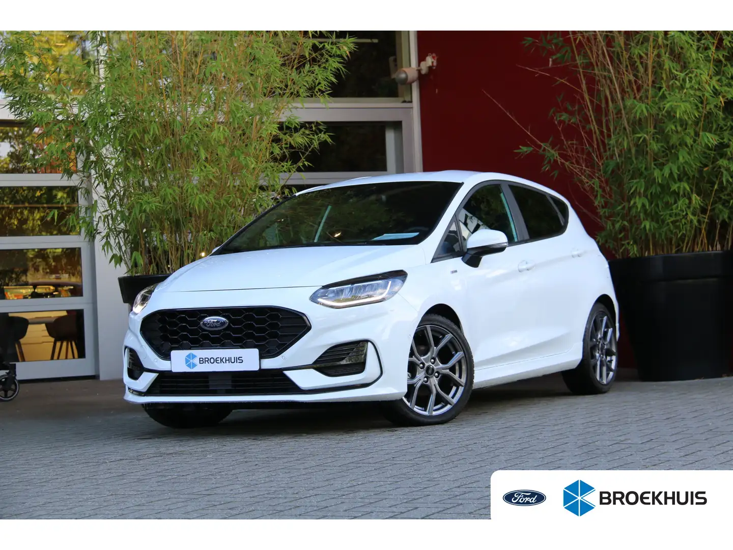 Ford Fiesta 1.0 EcoBoost Hybrid ST-Line X 125PK LED | Winter P Blanc - 1