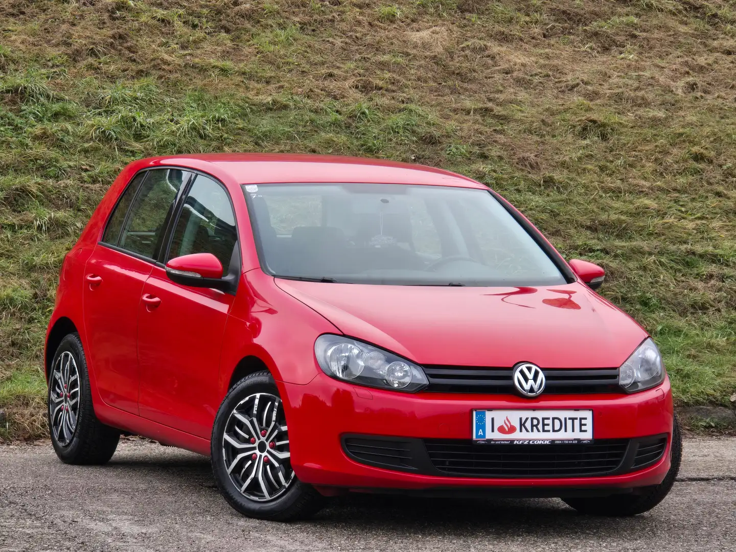 Volkswagen Golf Trendline Top* Kredit* 86.293KM* Sitzheizung* PDC Rot - 2