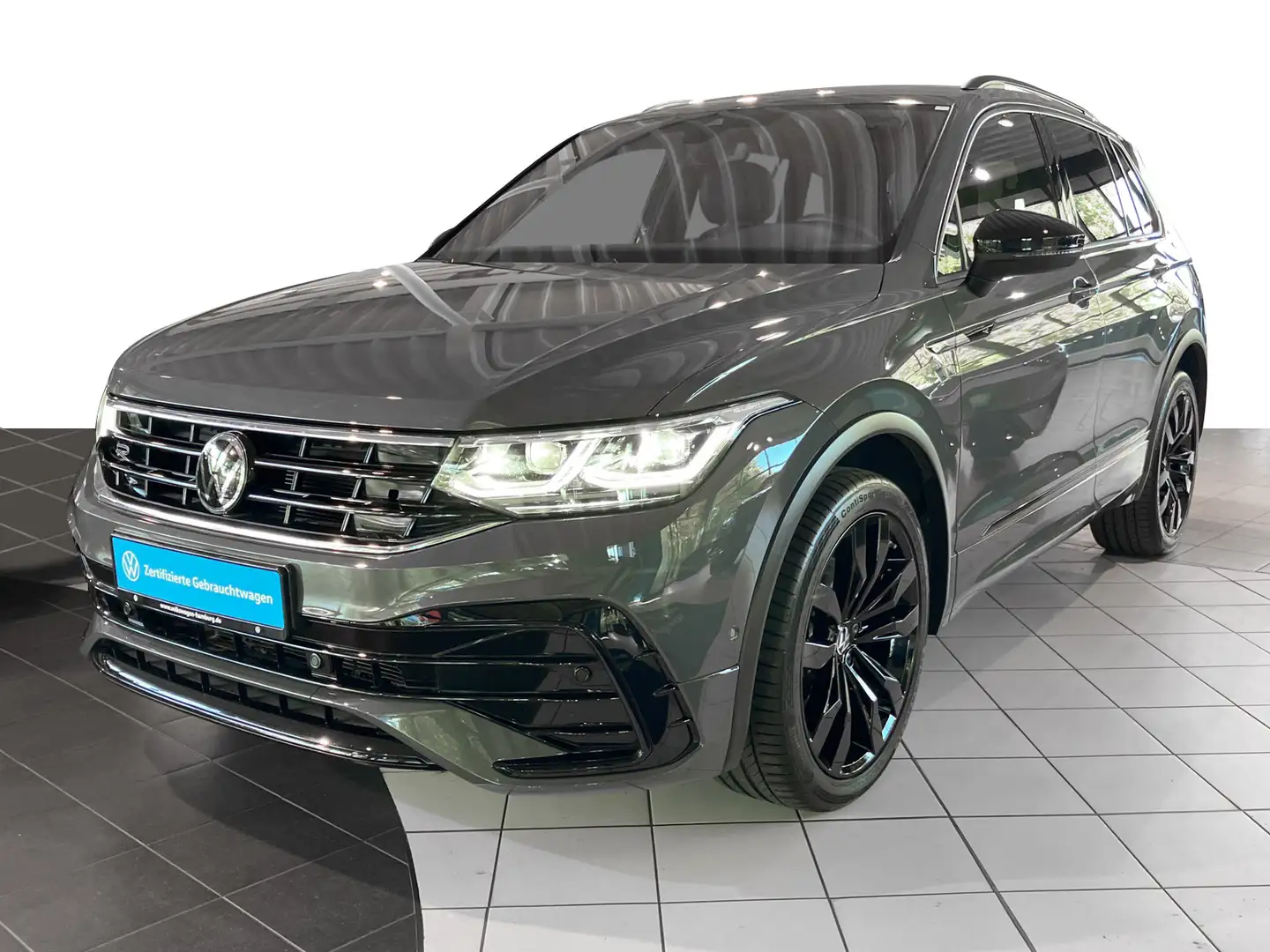 Volkswagen Tiguan 2.0 TSI R-Line DSG 4M AHK Kamera LED Grau - 2