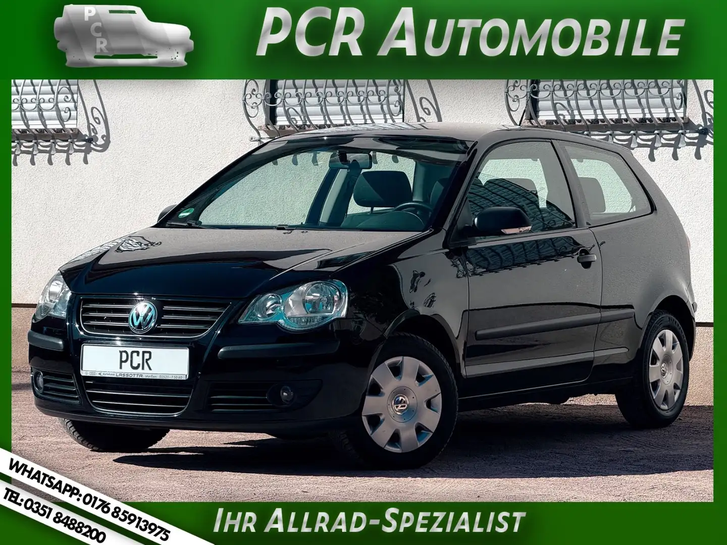 Volkswagen Polo IV Trendline KLIMA WENIG KM TÜV NEU Negro - 1