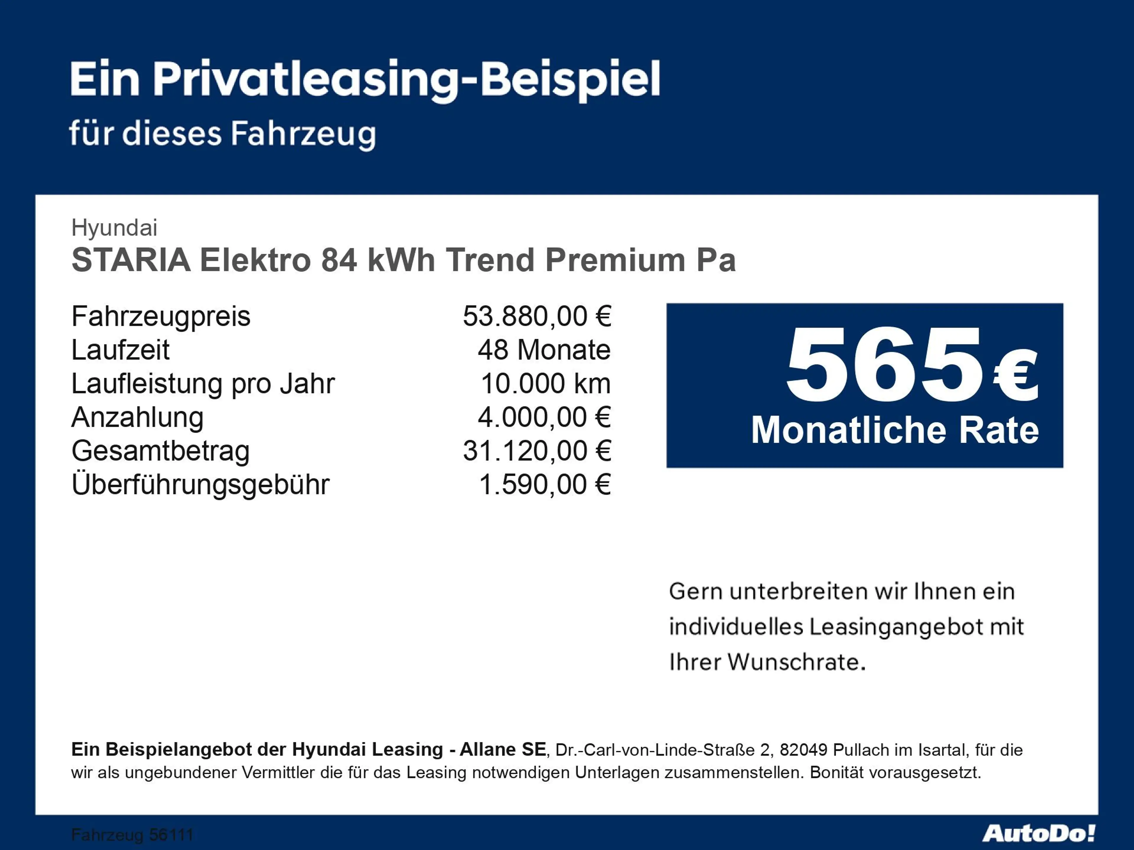 Hyundai STARIA Elektro 84 kWh Trend Premium Pa Bluetooth — photo 4