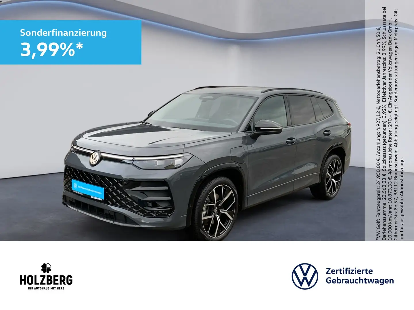 Volkswagen Tayron 1.5 TSI eHybrid R-Line H&K+HUD+PANO+AHK Grau - 1