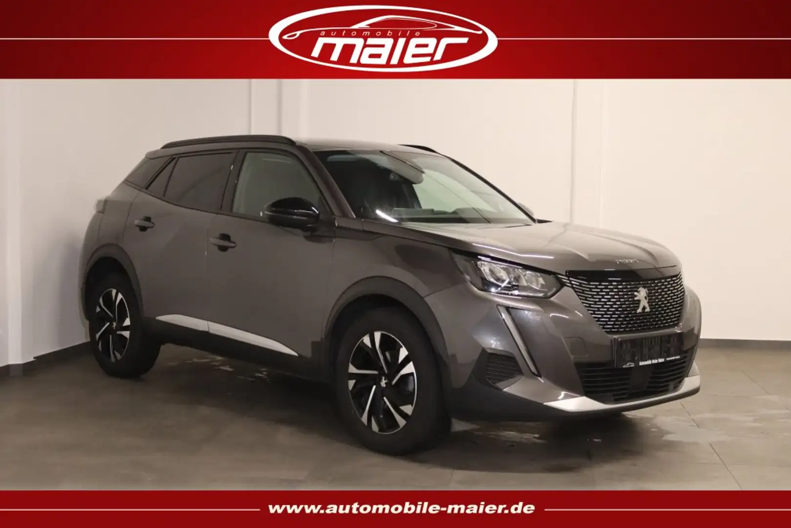 Peugeot 2008 Allure-Navi-LED-Tempo-Klimaa.-PDC-MFL-DAB- Сірий - 1
