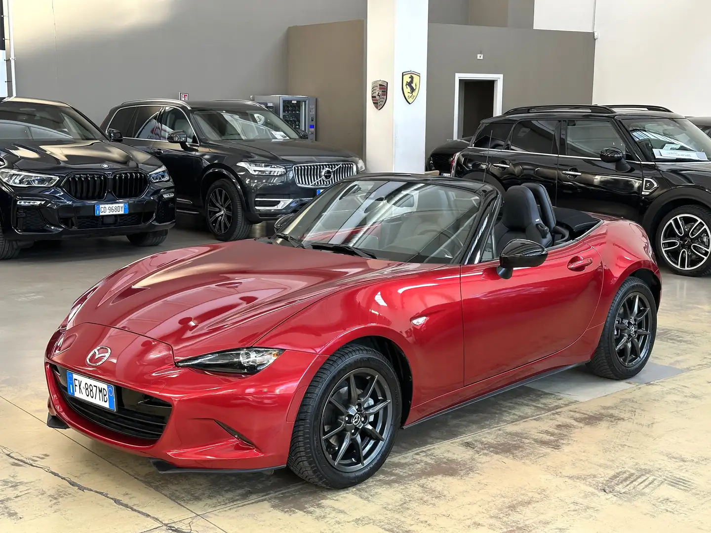 Mazda MX-5 1.5 Exceed - Navi - Keyless - Bose - Pelle nera Červená - 1