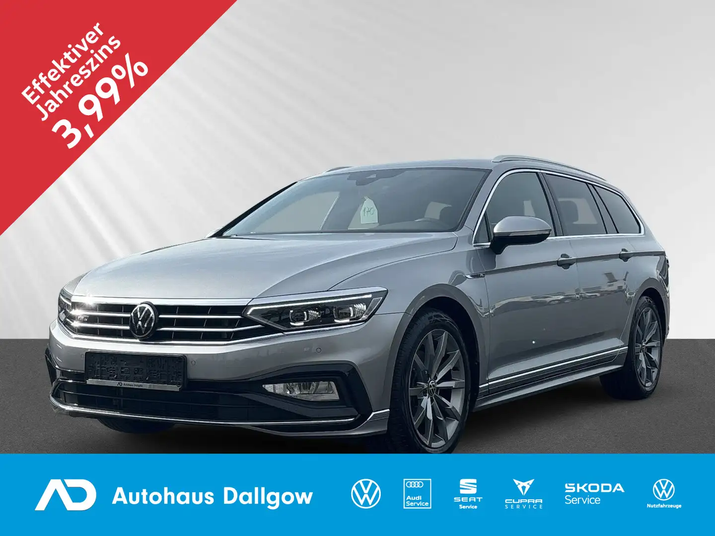 Volkswagen Passat Variant 1.5TSI DSG "Elegance" ACC+RFK+LED Silber - 1