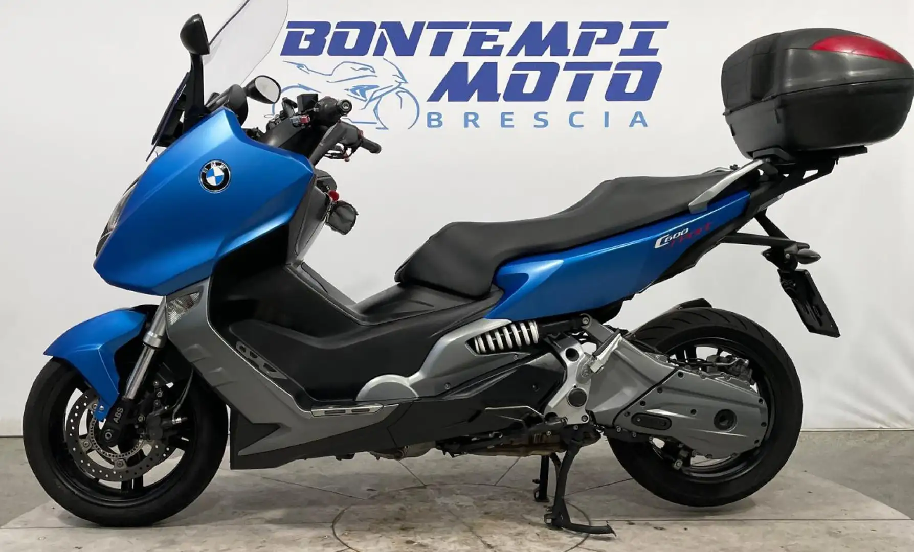 BMW C 600 Sport 2014 + AKRAPOVIC + BAULETTO Bleu - 2