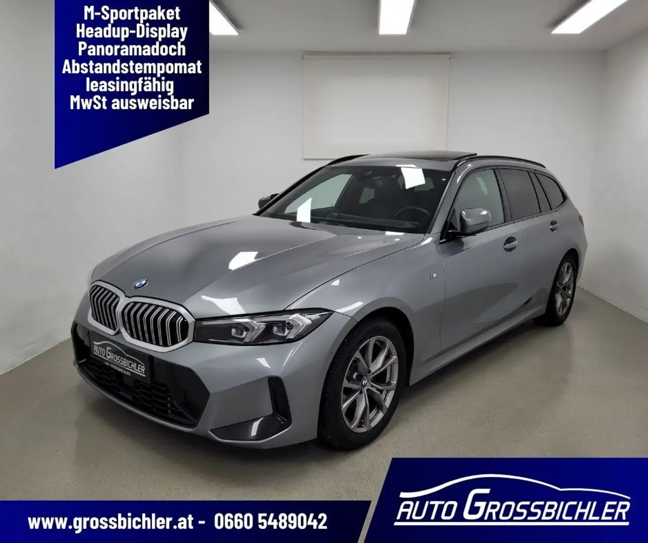 BMW 320 d 48 V Touring Aut. M-Paket, Headup, Abstandste... Grau - 1