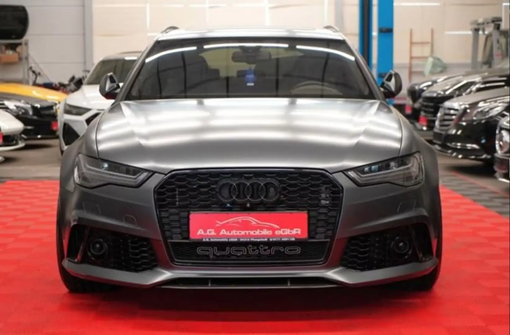 Audi A6 RS 6 Avant 4.0 TFSI performance Q. Tip. Gris - 2
