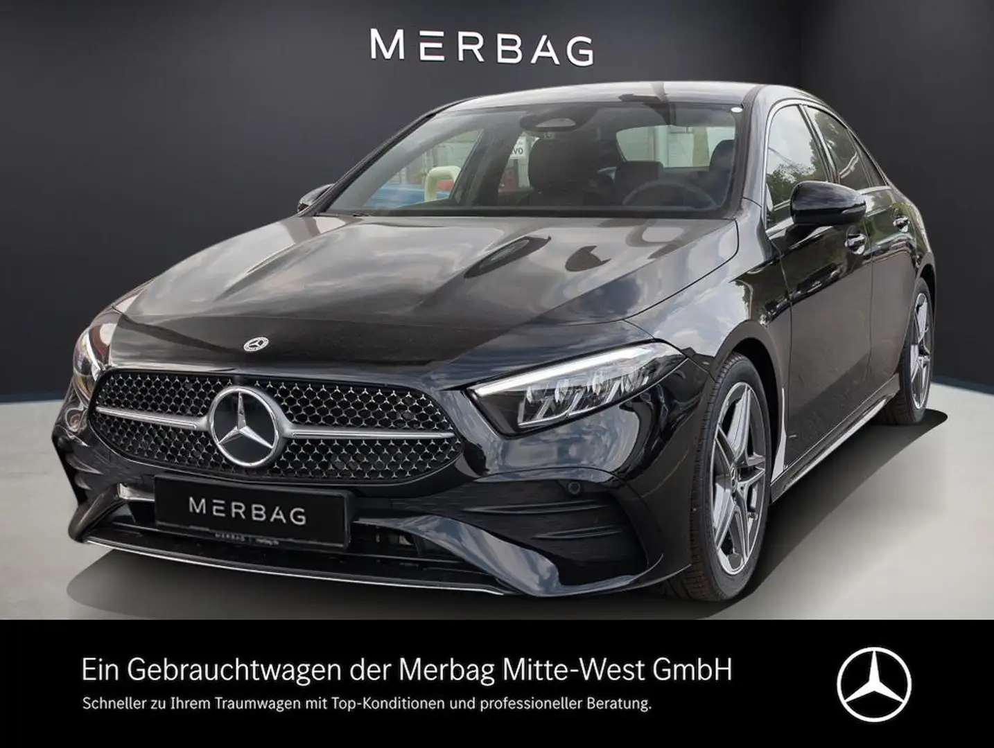 Mercedes-Benz A 180 Limousine S-Sitz ParkAss. LED SpurH LM Schwarz - 1