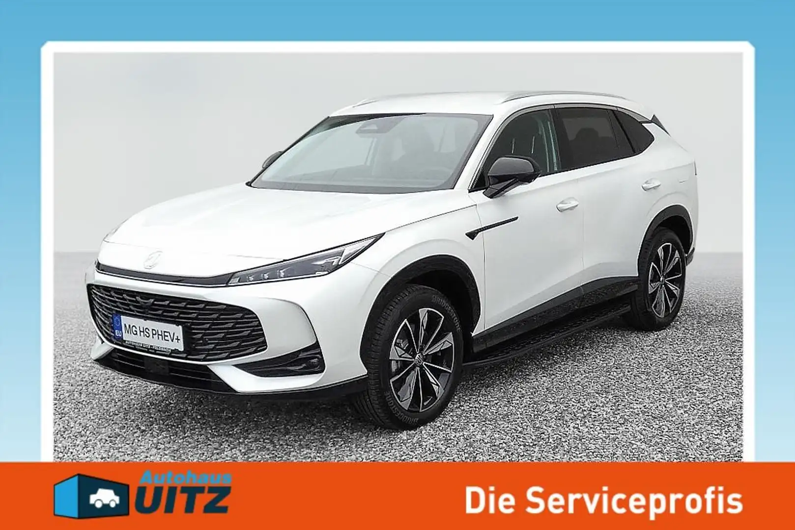 MG HS PHEV+ Luxury +Lenkr.HZG+360°+KeyGo+LED+elek.HK Weiß - 1