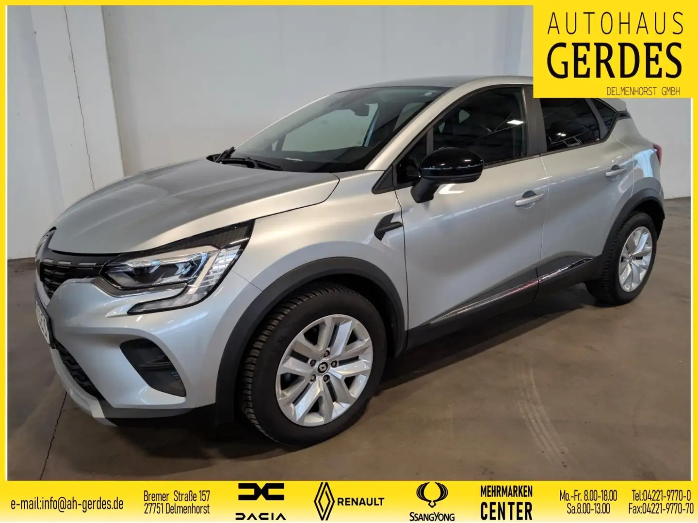 Renault Captur 1.3 TCe Experience "GJR & Navi" Grau - 1