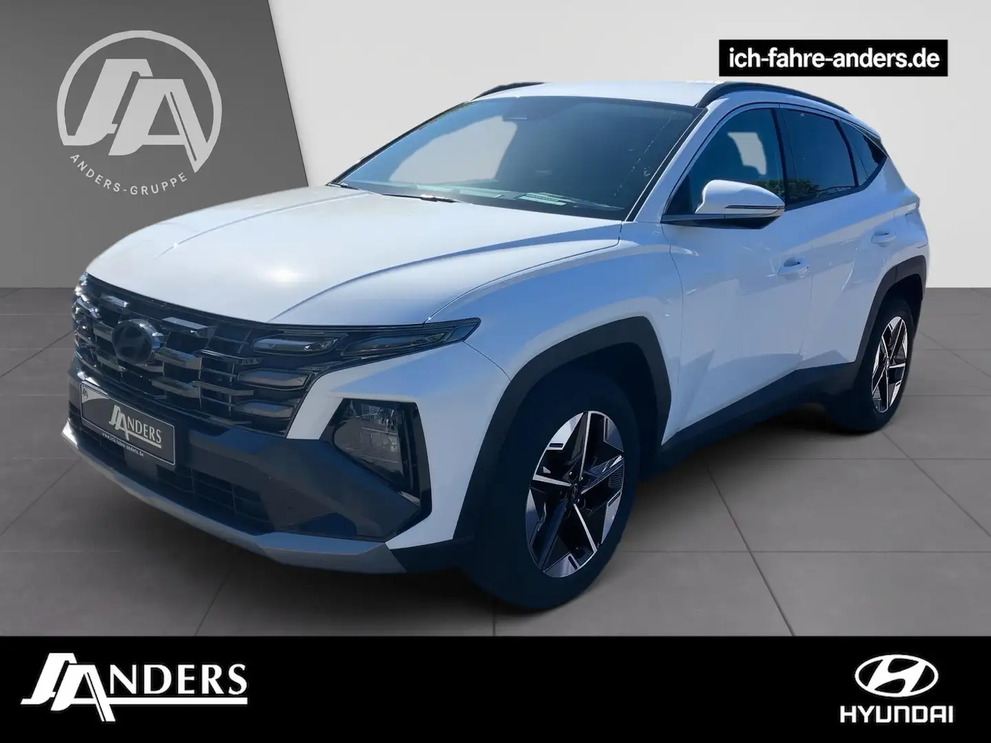 Hyundai TUCSON MY25 1.6 T-GDI Aut. TREND +Navi+LED+DAB+ Blanc - 1