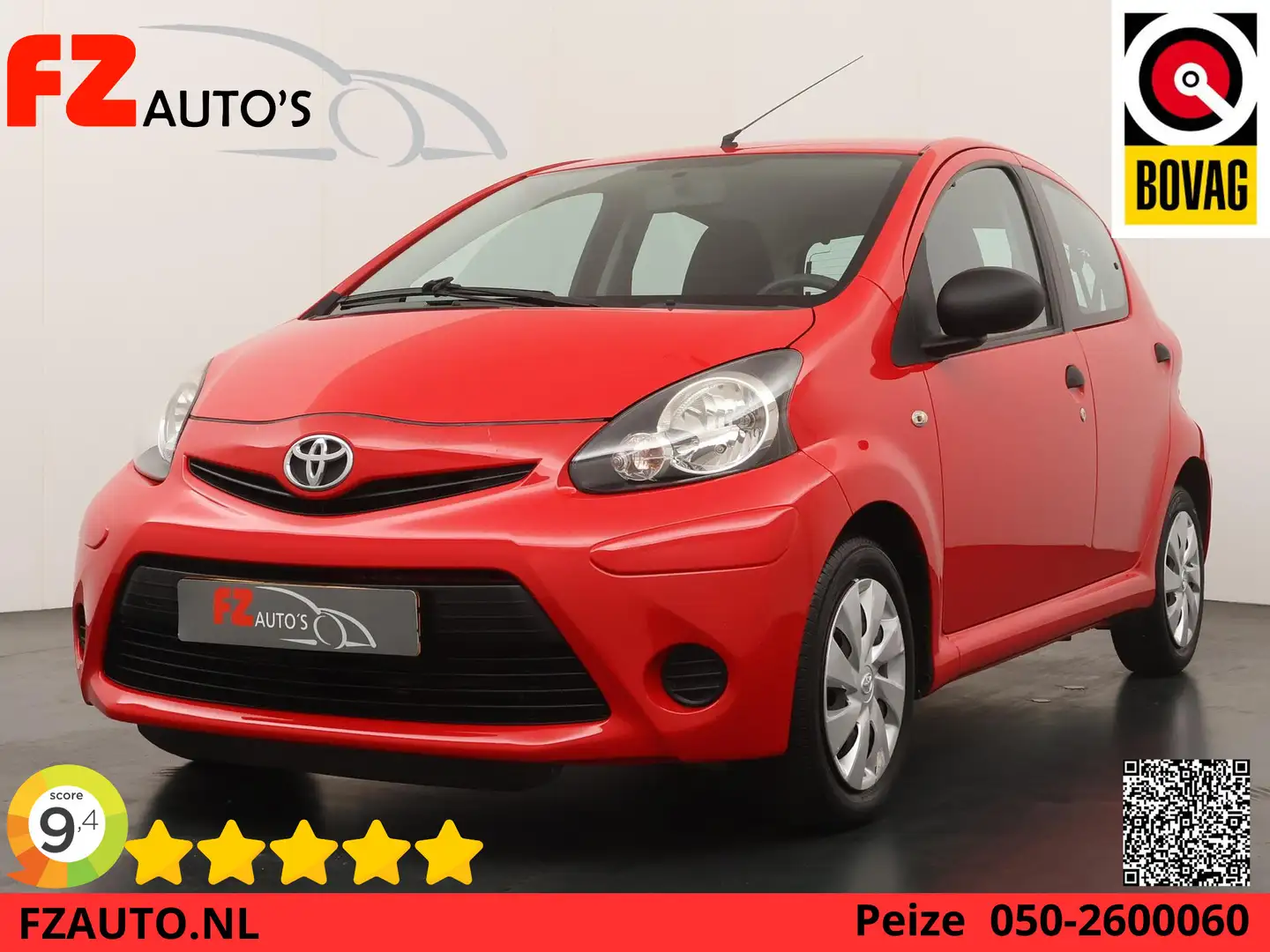 Toyota Aygo 1.0 VVT-i Comfort - Airconditioning - Elektrische Rojo - 1