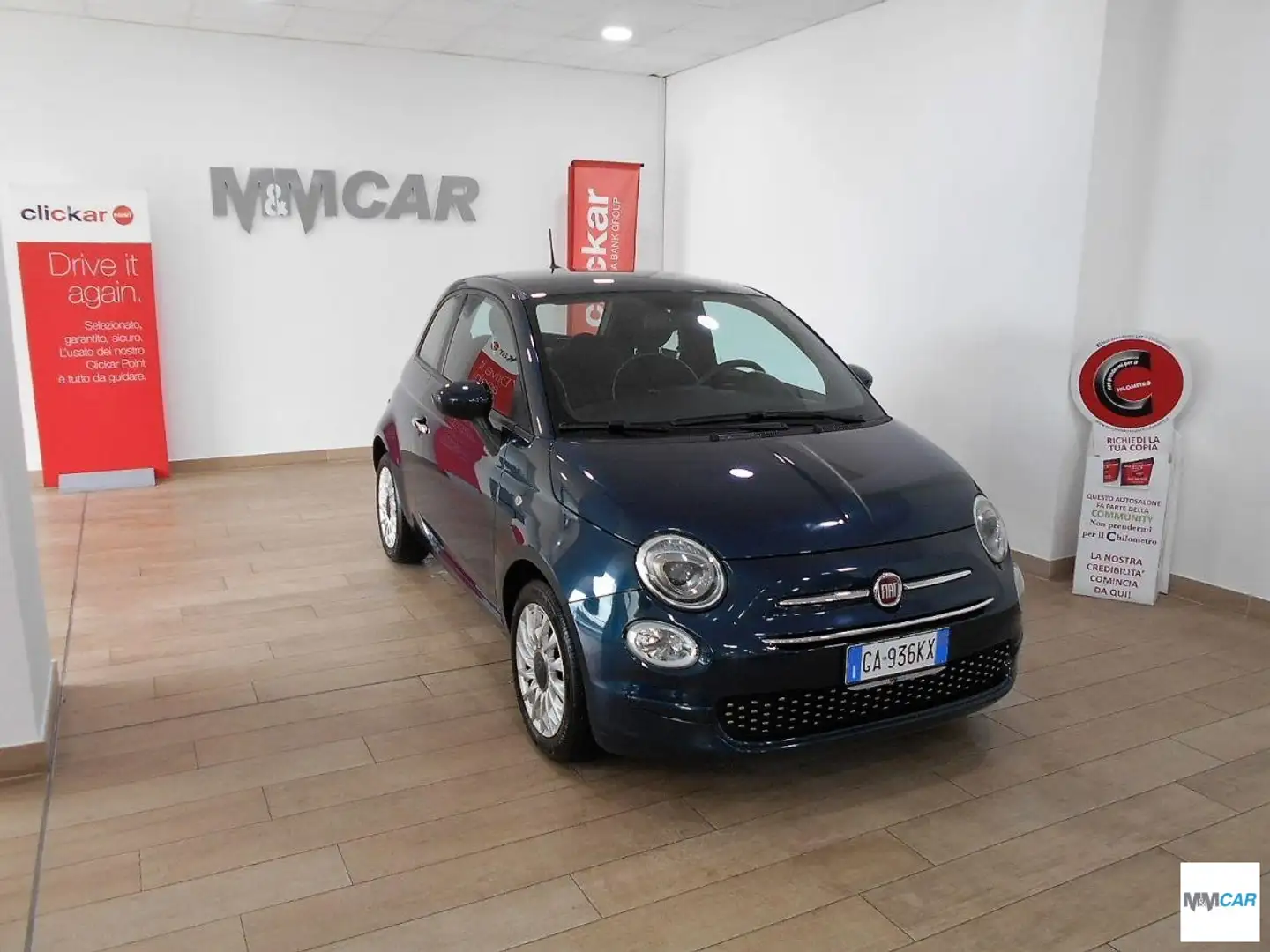 Fiat 500 1.0 Hybrid Lounge Blu/Azzurro - 2