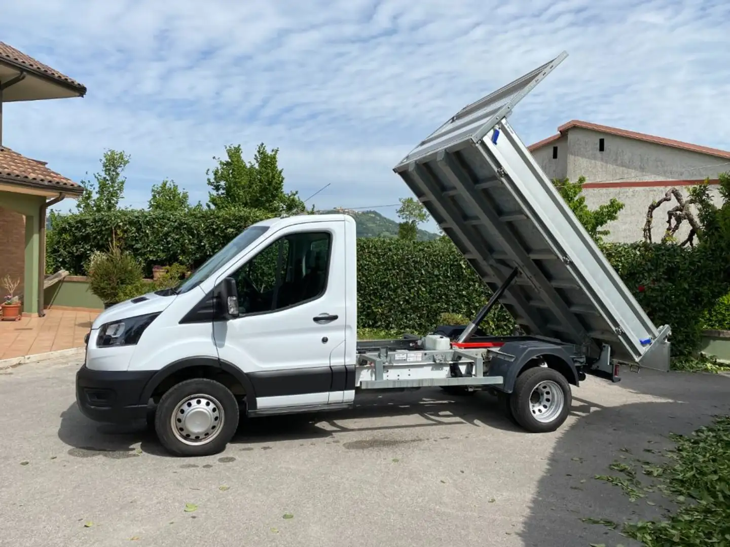 Ford Transit 350 2.0 EcoBl.130CV PM RG Cassonato RIBALTABILE Bianco - 1
