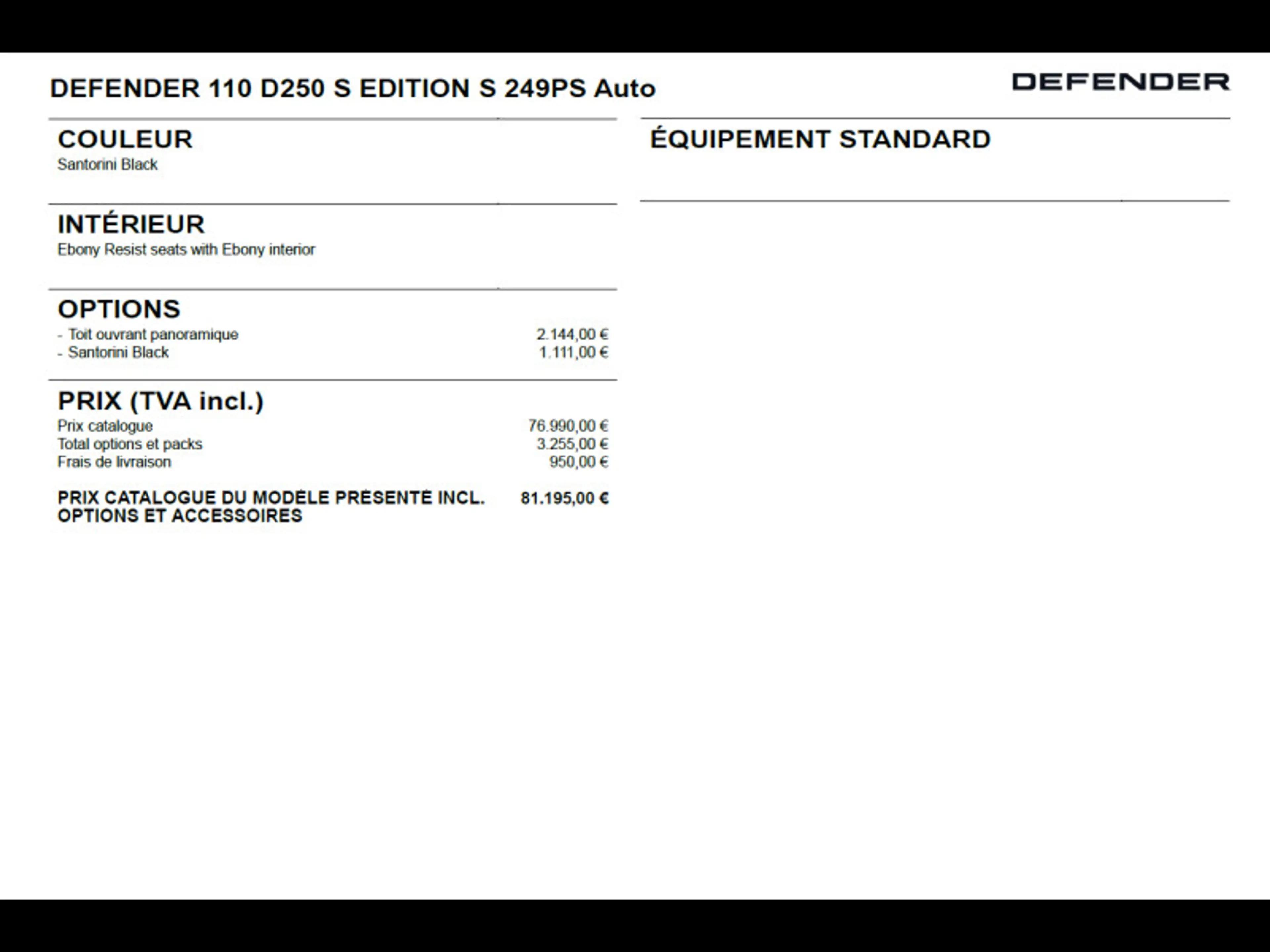 Land Rover Defender 110 D250 S Edition — photo 6