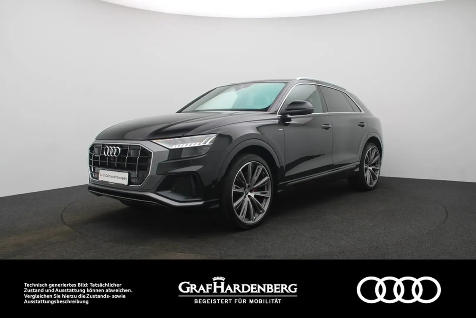 Audi Q8 50 TDI quattro S line Matrix Navi B&O HuD AHK Schwarz - 1