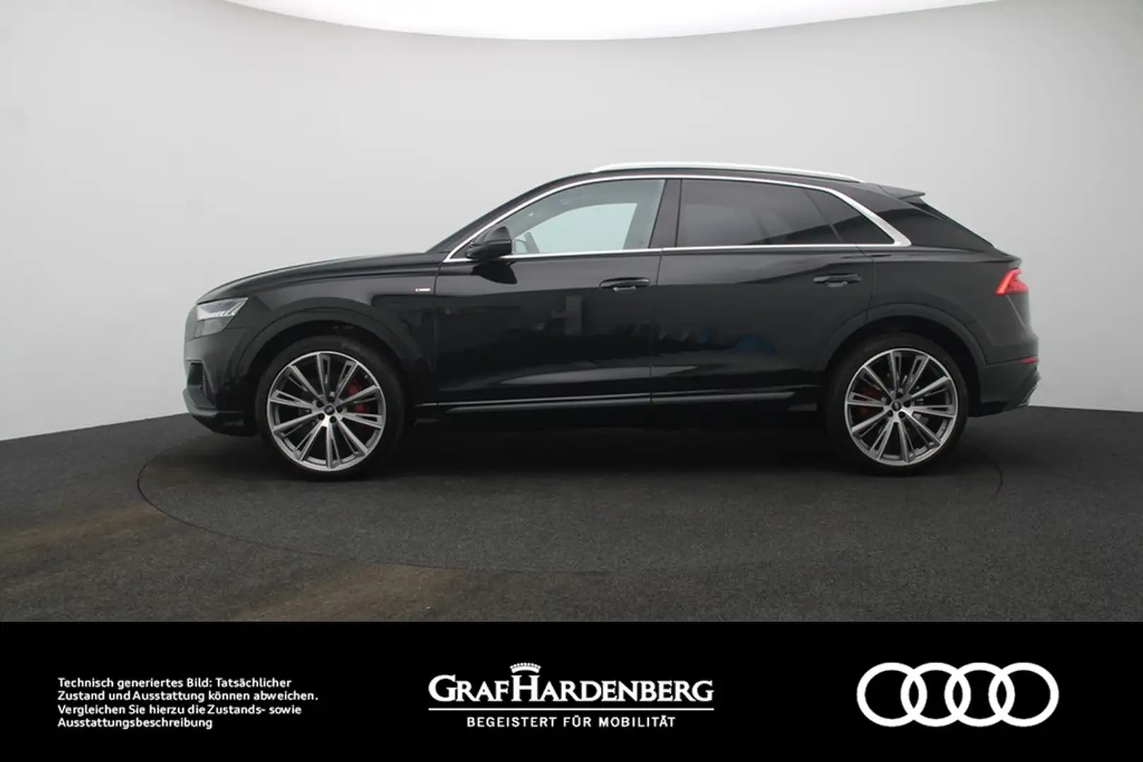 Audi Q8 50 TDI quattro S line Matrix Navi B&O HuD AHK Schwarz - 2