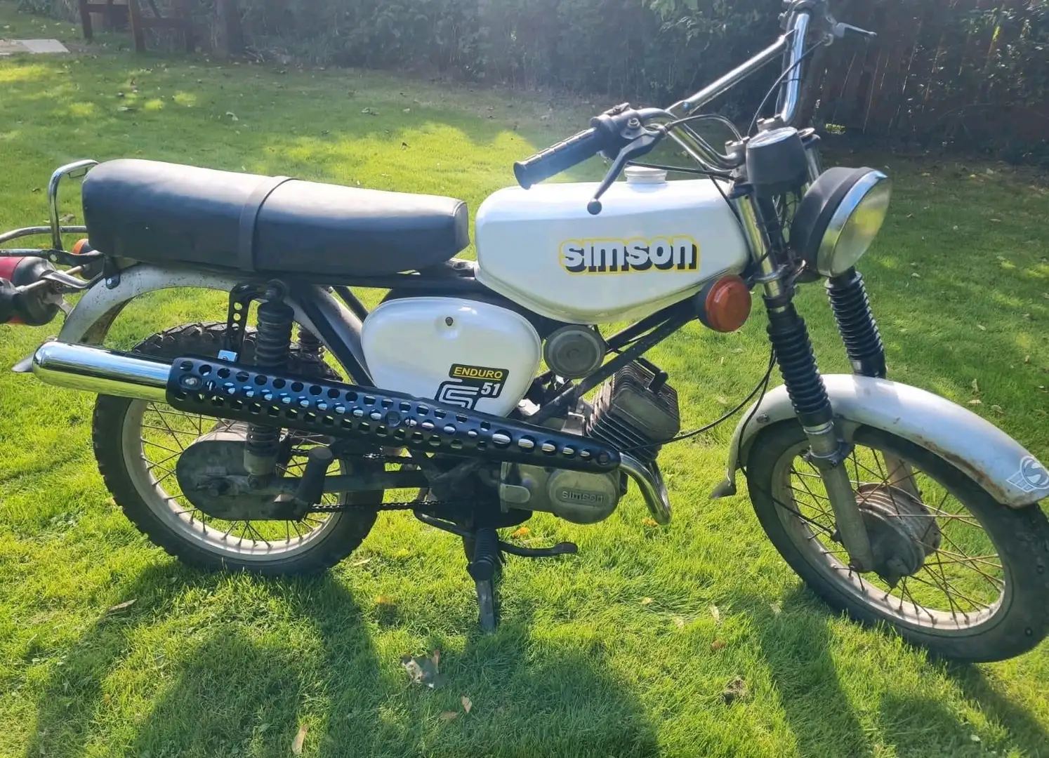 Simson S 51 Enduro Biały - 1
