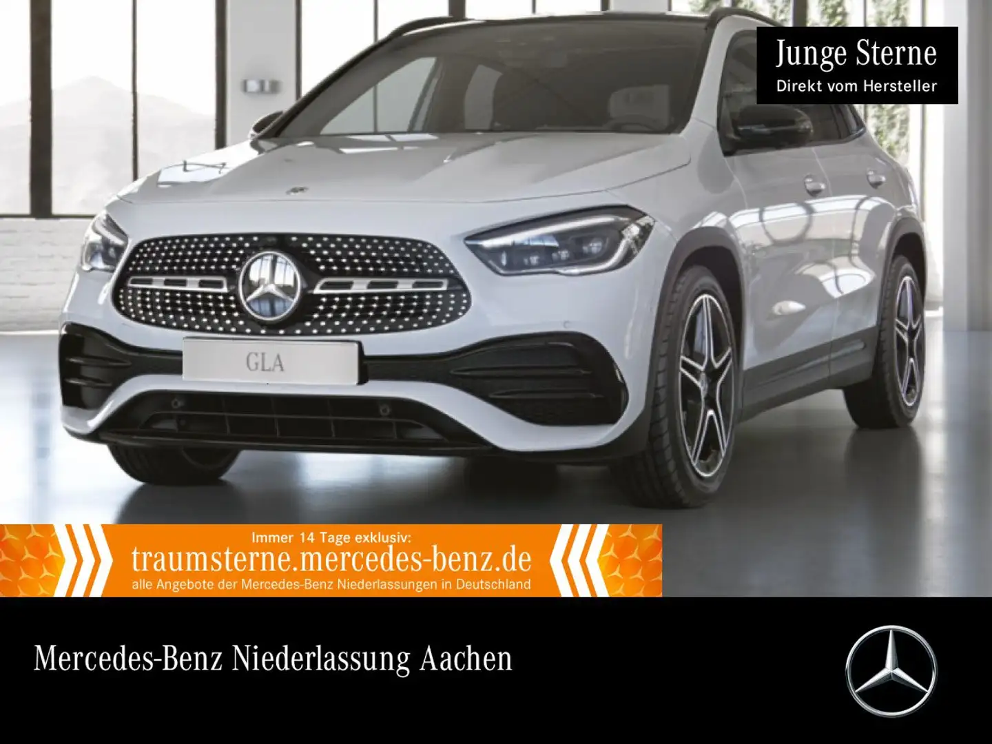 Mercedes-Benz GLA 200 AMG+NIGHT+PANO+360°+MULTIBEAM+FAHRASS+7G Weiß - 1