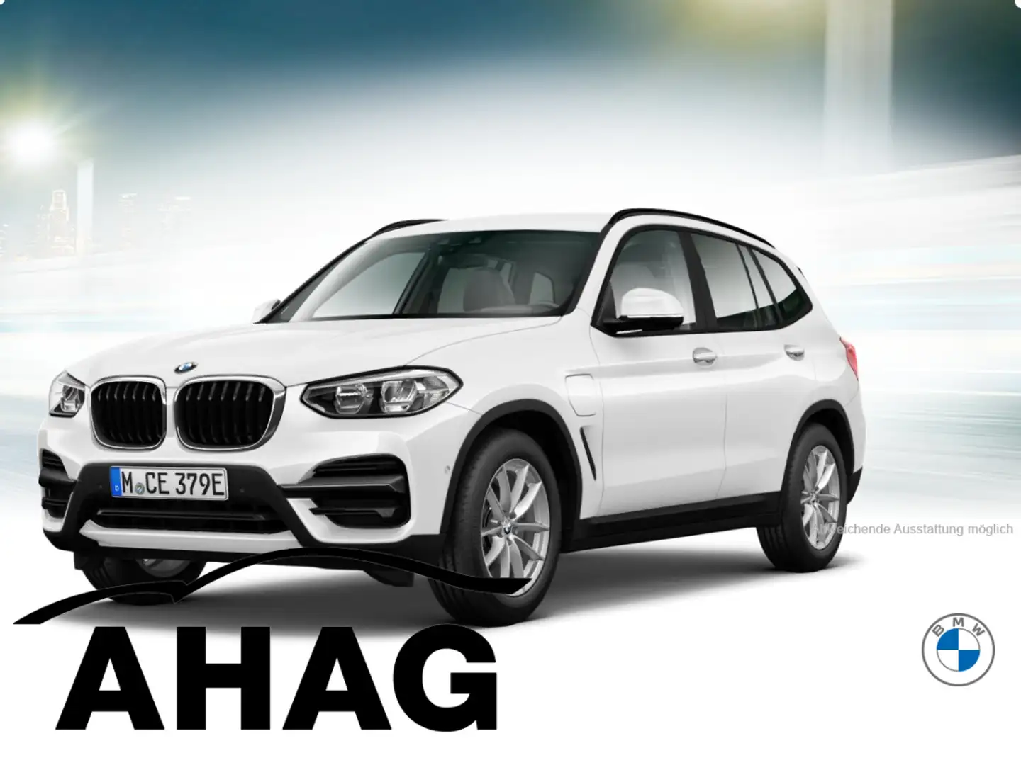 BMW X3 xDrive30e AHK HUD HiFi Alarm Sitzhz Business Weiß - 2