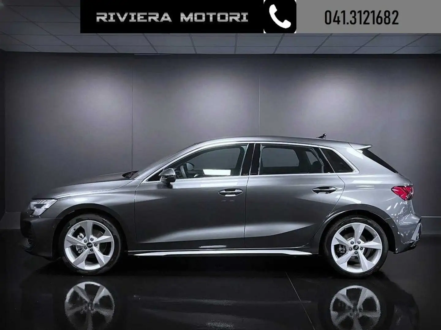Audi A3 SPB 35 TDI S tronic S line edition Grigio - 2