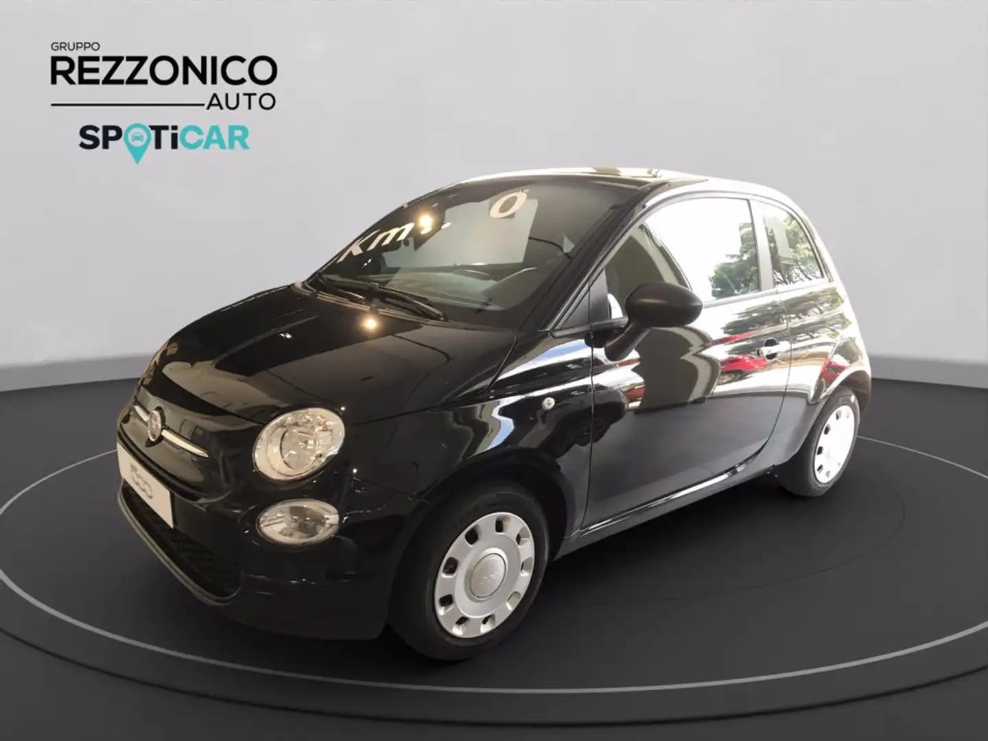 Fiat 500 1.0 hybrid 70cv per NEOPATENTATI Nero - 1