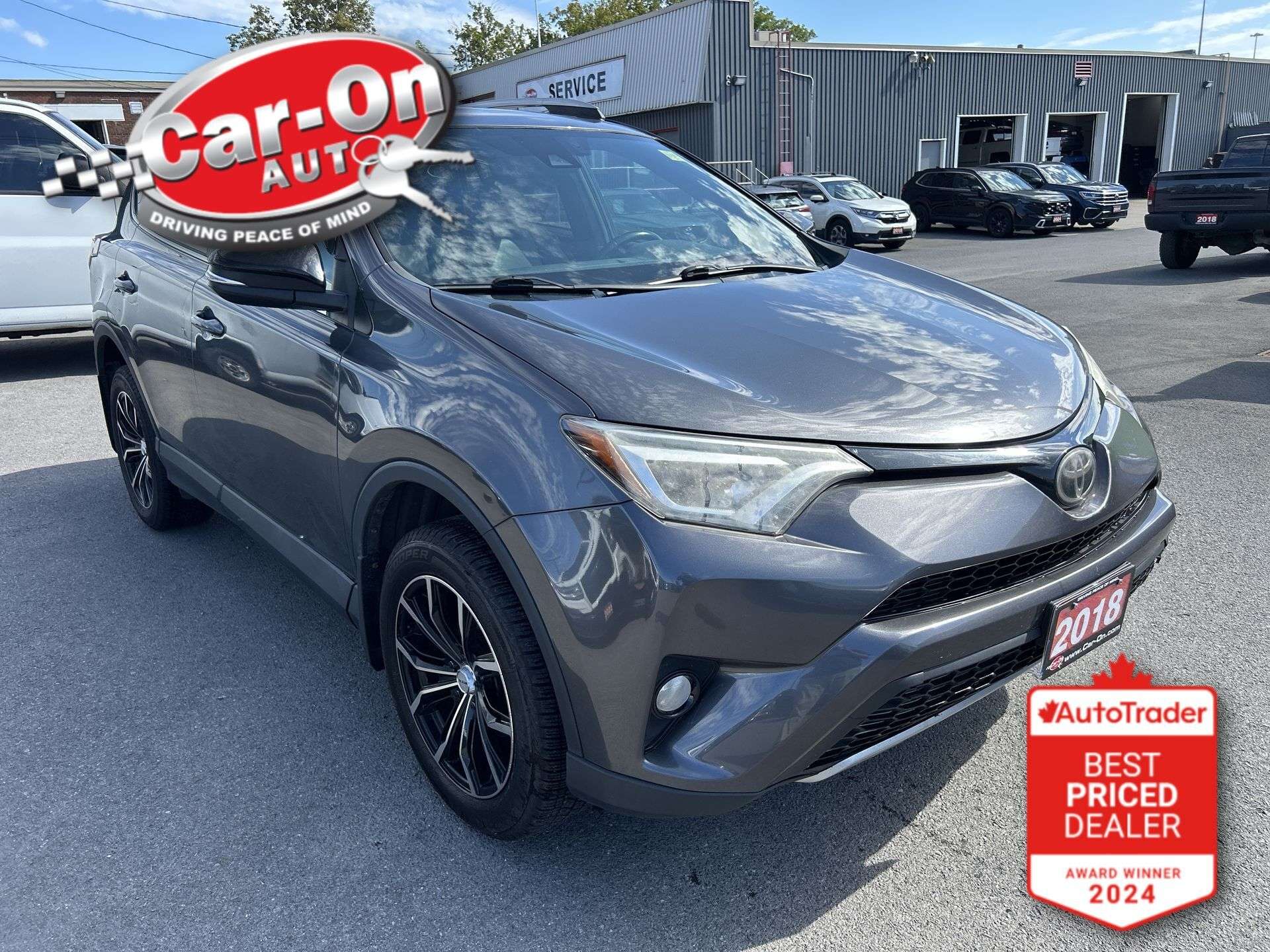 Gray 2018 Toyota RAV4 SUV / Crossover All-Wheel Drive Automatic