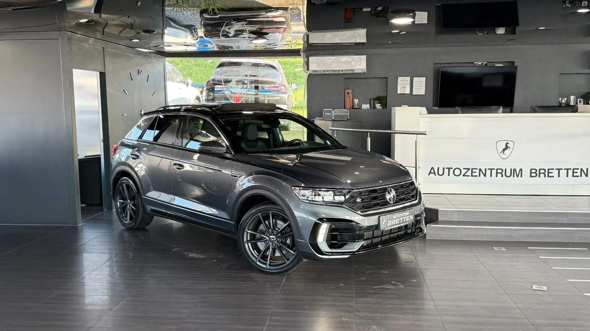 Volkswagen T-Roc R DSG*Pano*4M*ACC*AHK*Kamera*Akrapovic Grau - 1