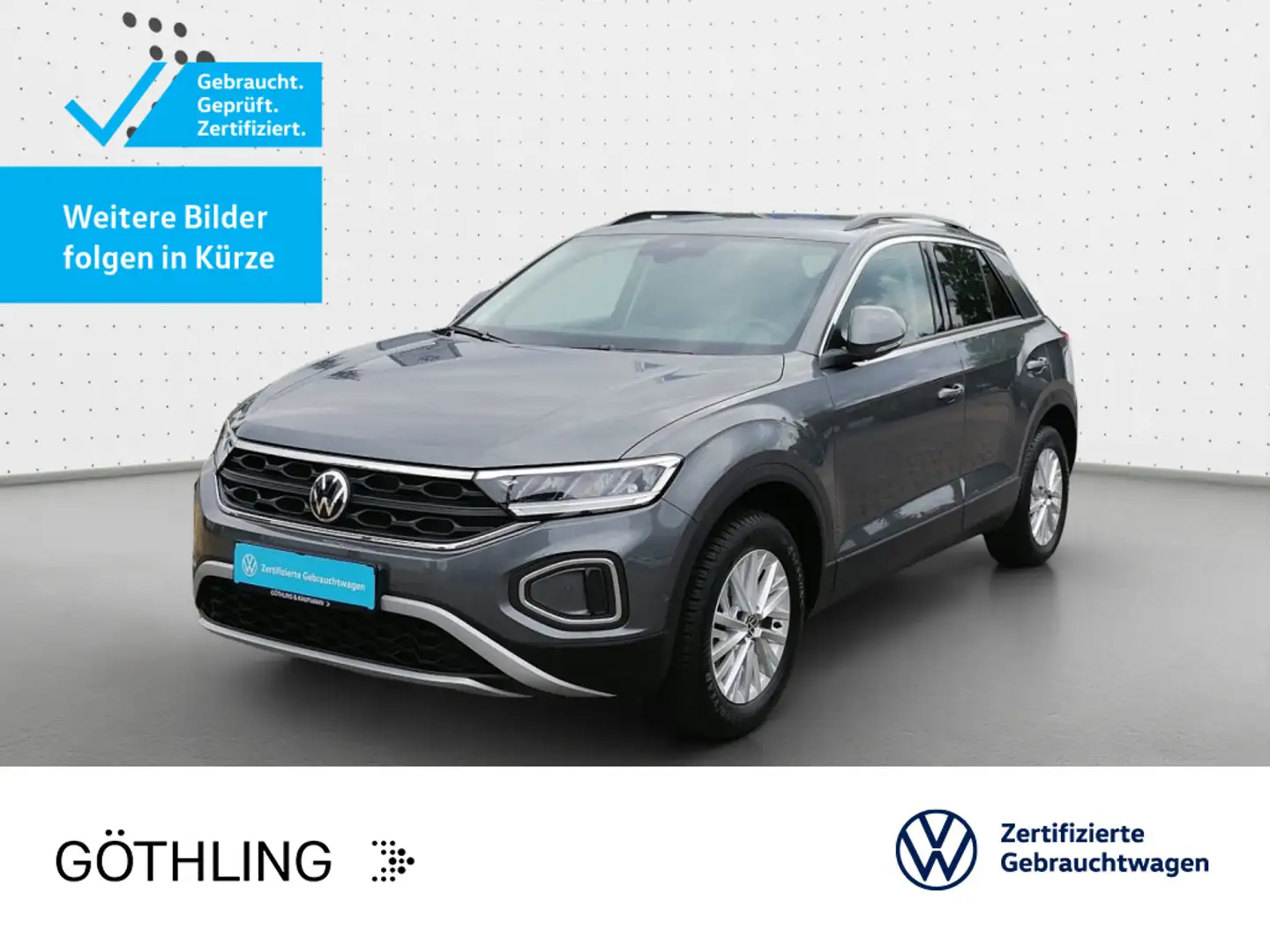 Volkswagen T-Roc T-ROC Life TSI 81kW 6-Gang*NAVI*AHK*KAM*STDHZG Gris - 1