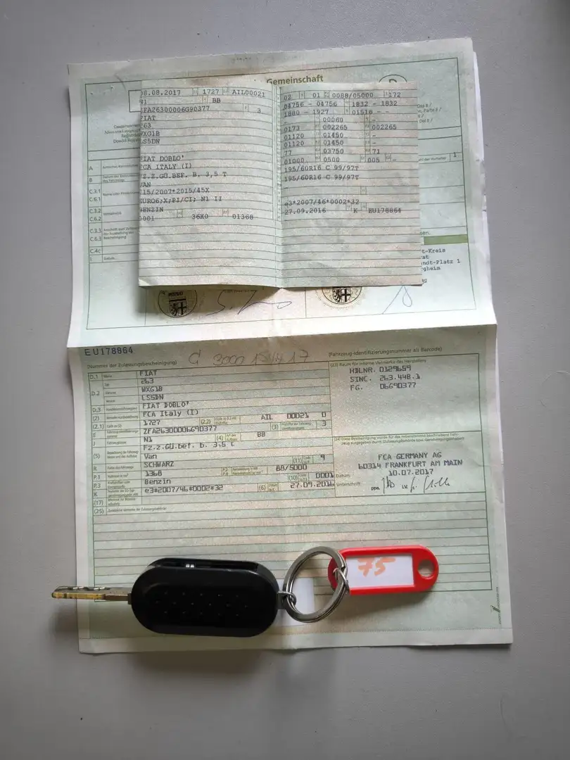 Fiat Doblo SX Maxi Kombi 1.4 16V Turbo 5 Sitzer Schwarz - 2