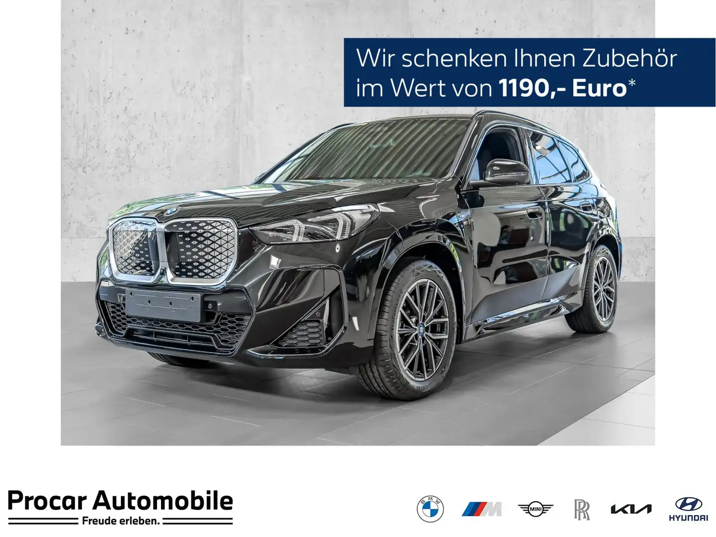 BMW iX1 xDrive30 M Sport HUD ACC RFK NAVI Standh. Nero - 1