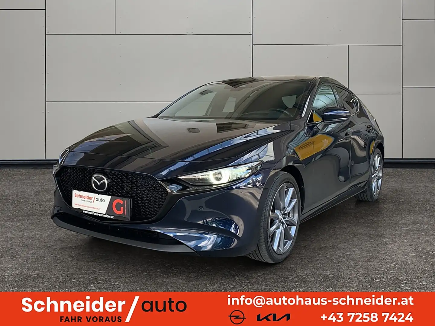Mazda 3 Mazda3 Skyactiv-G150 Comfort+/SO/ST Blau - 1