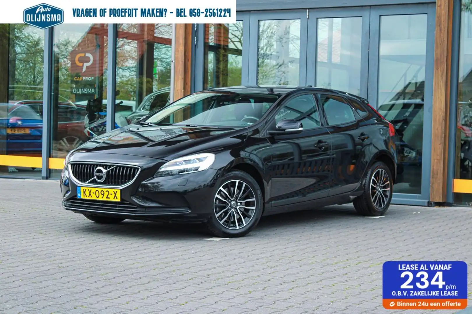 Volvo V40 2.0 T2 Nordic+|LED|Camera|Stoelverwarming|Trekhaak Zwart - 1