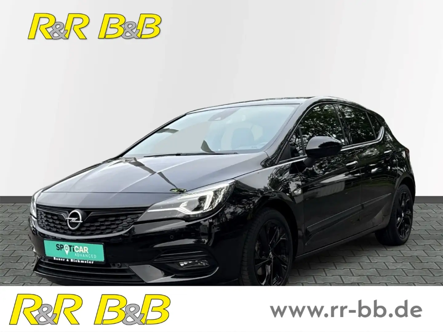 Opel Astra K Elegance 1.2 Turbo OPC+LEDER+NAVI+KAMERA+CARPLAY Schwarz - 1