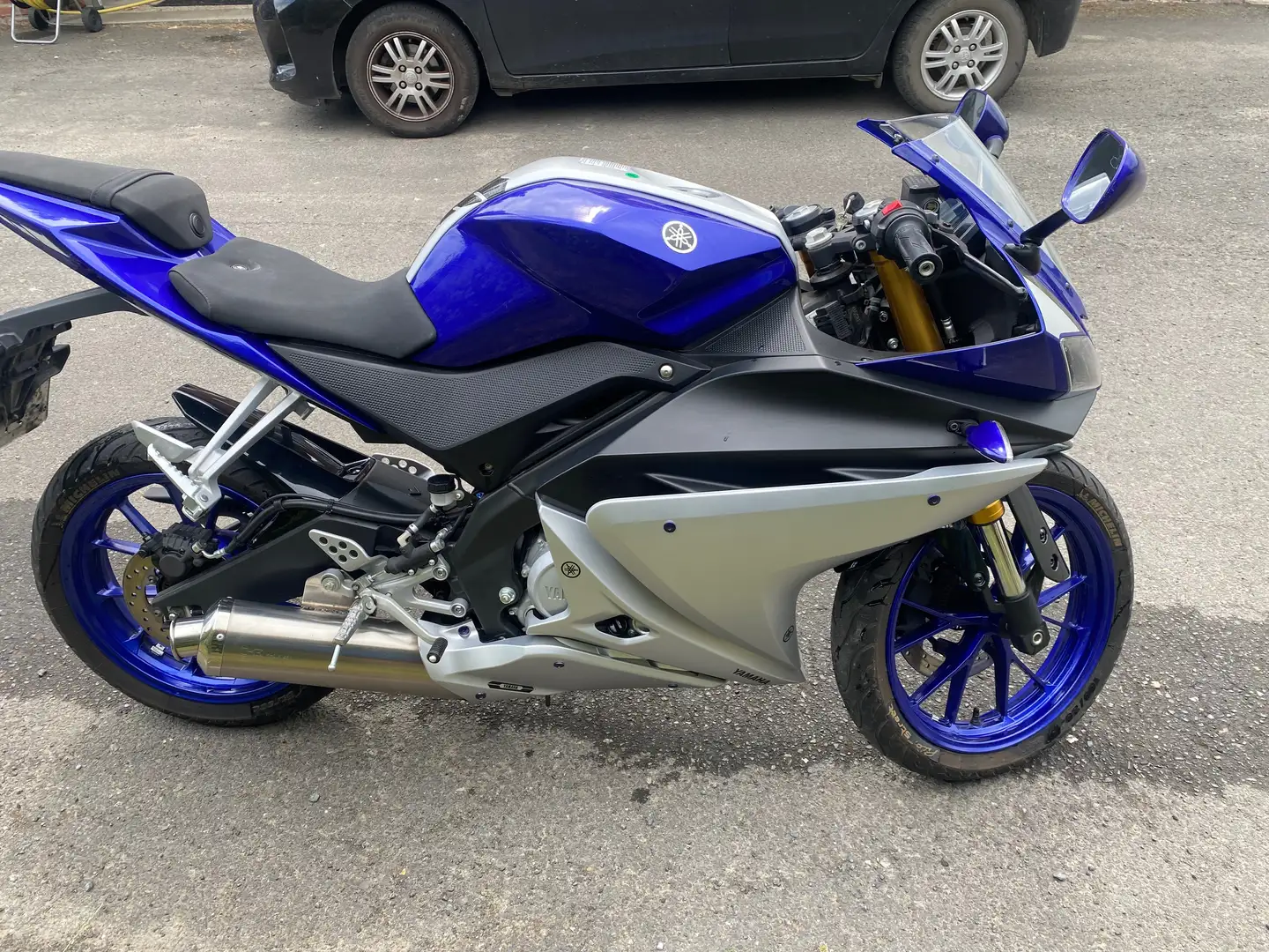 Yamaha YZF-R125 Bleu - 2