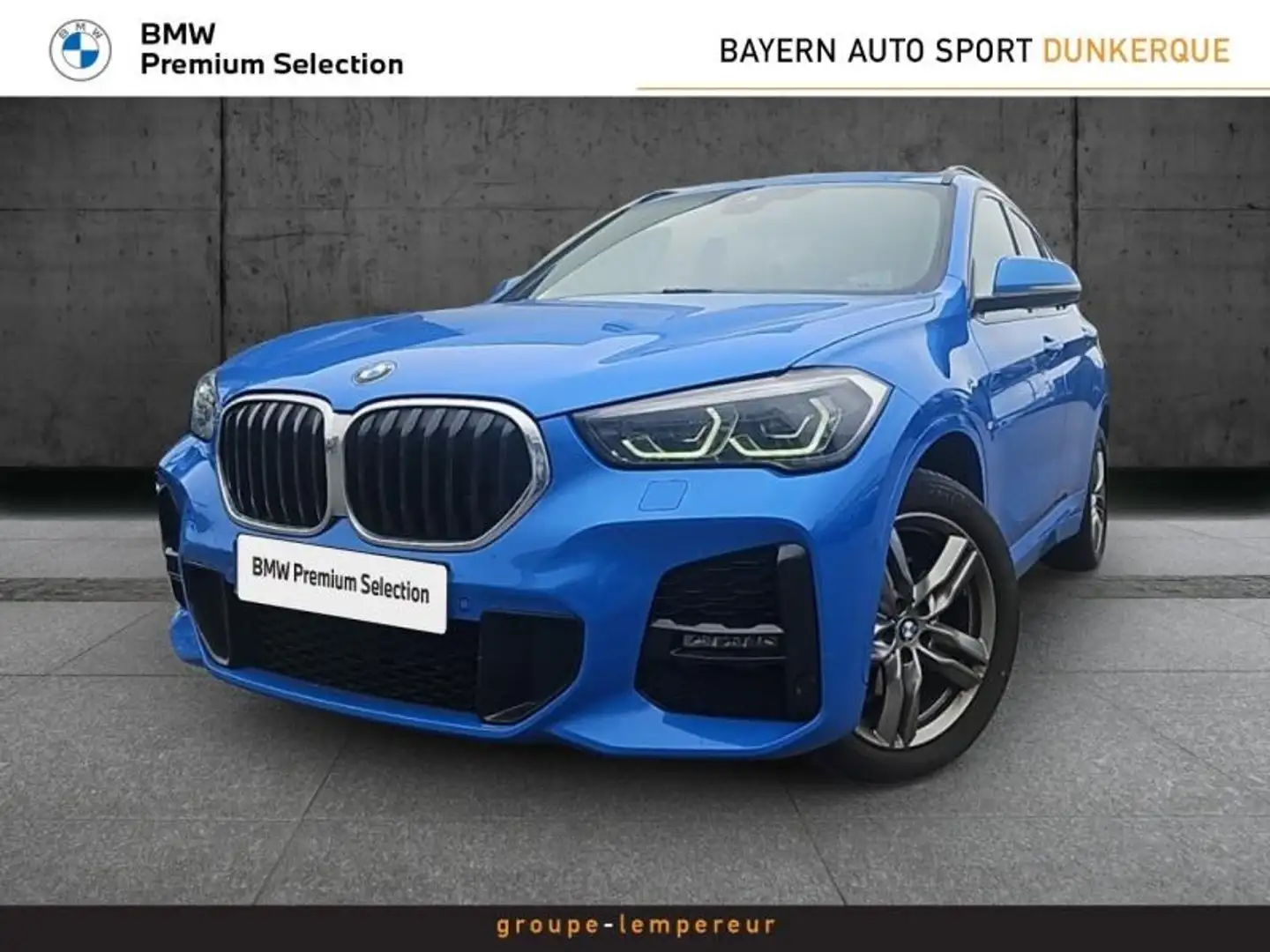 BMW X1 sDrive18iA 136ch M Sport DKG7 Bleu - 1
