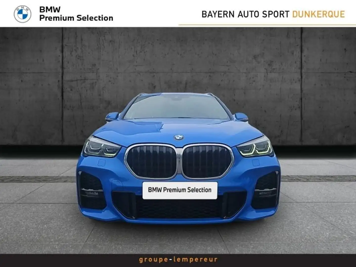 BMW X1 sDrive18iA 136ch M Sport DKG7 Bleu - 2