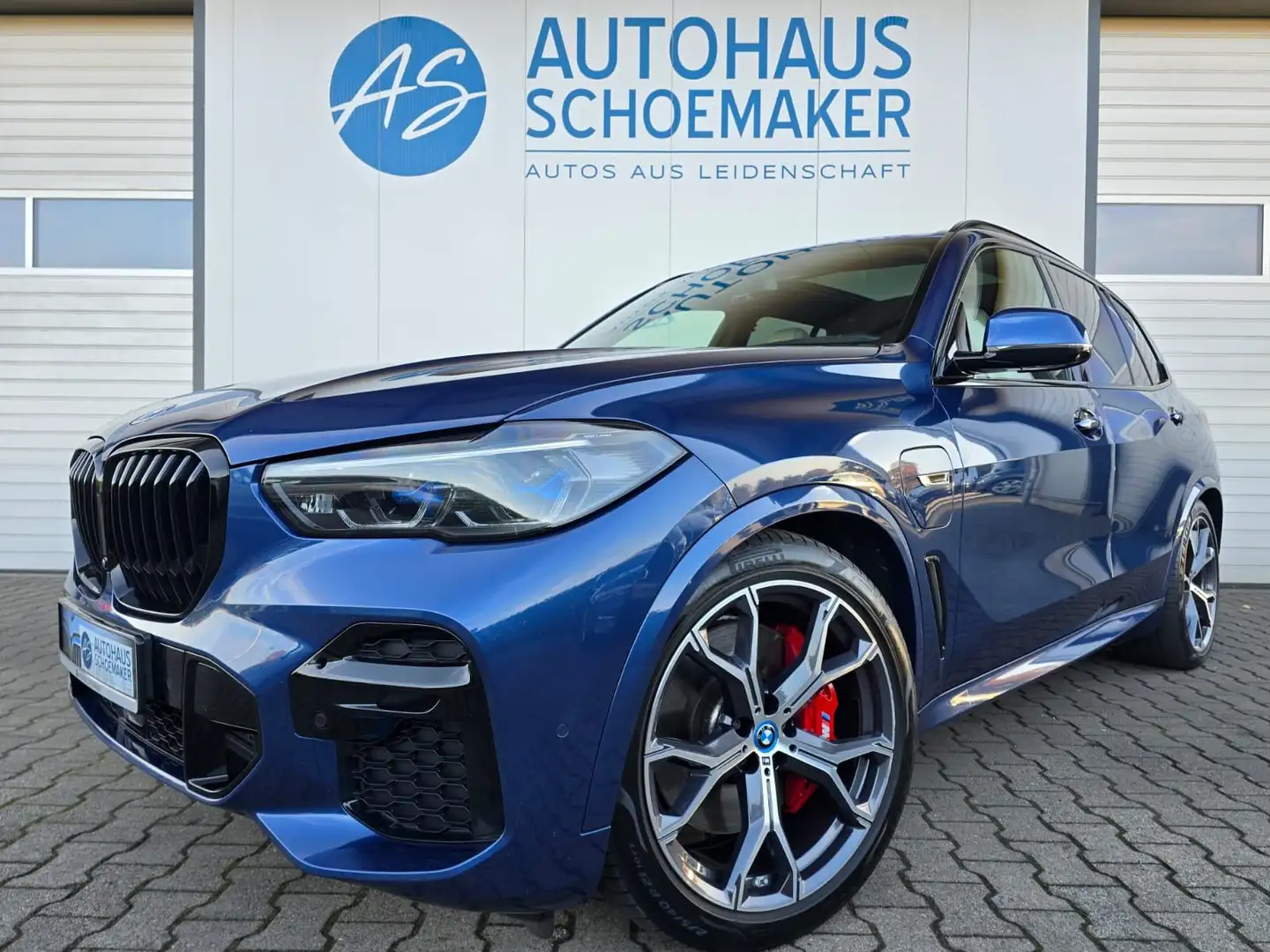 BMW X5 xDrive45e M Sport*AHK,Pano,21Zoll,360°ACC,HUD Blau - 1
