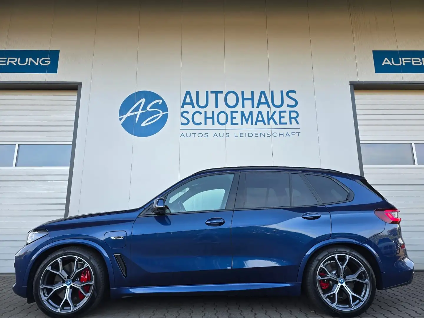 BMW X5 xDrive45e M Sport*AHK,Pano,21Zoll,360°ACC,HUD Blau - 2