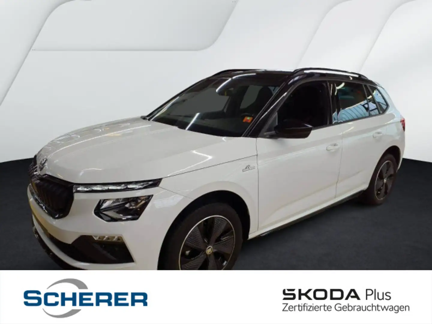 Skoda Kamiq 1.0 TSI DSG MonteCarlo Pano+ACC+Kamera+Nav Weiß - 1