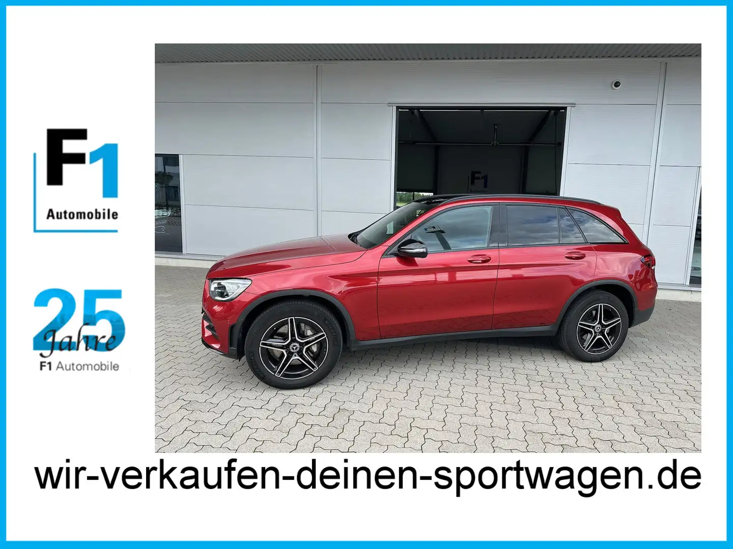 Mercedes-Benz GLC 300 de 4Matic AMG Business AHK Advanced Pano neuwertig Rojo - 1