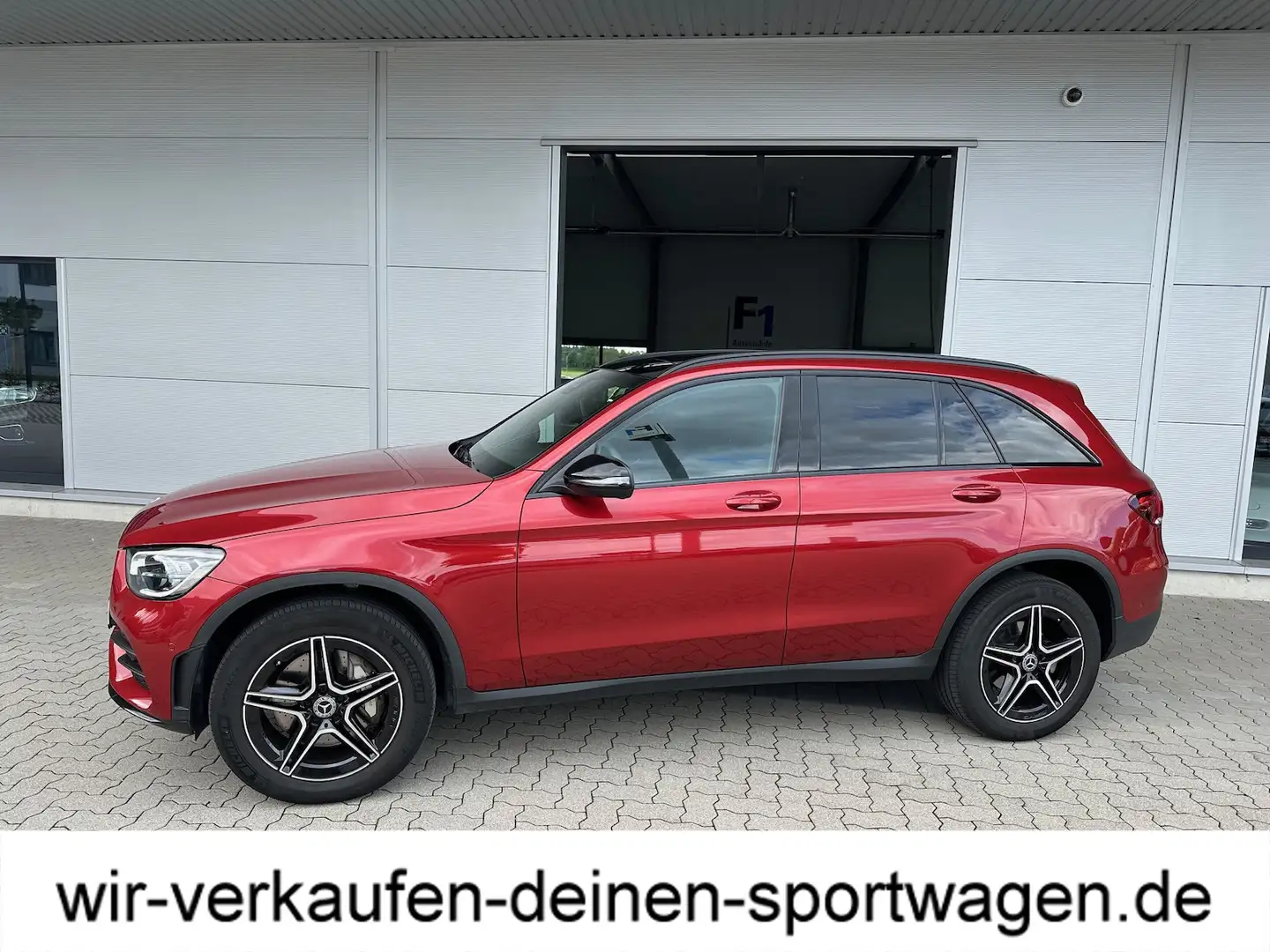 Mercedes-Benz GLC 300 de 4Matic AMG Business AHK Advanced Pano neuwertig Rojo - 2