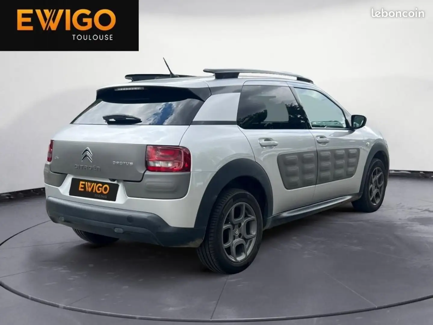 Citroen C4 Cactus Citroën 1.6 E-HDI 90 SHINE ETG BVA 1ere main, Disq Grigio - 2