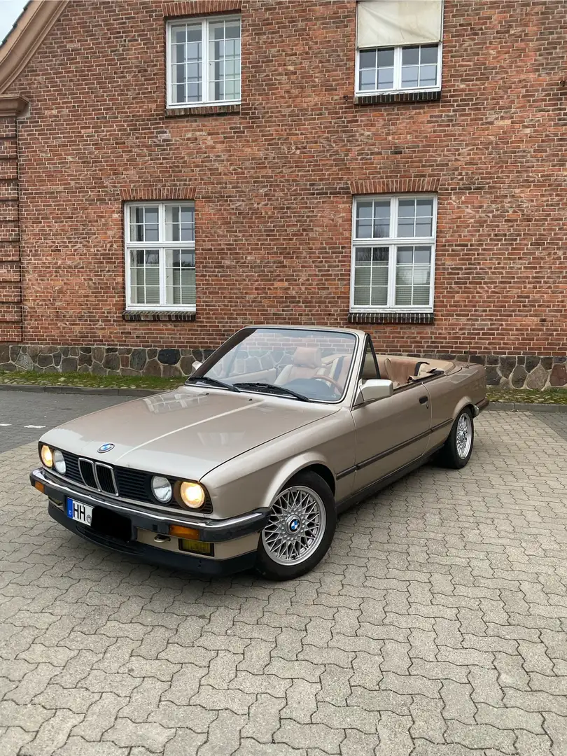 BMW 320 E30 Cabriolet Kaschmirbeige Oldtimer TÜV NEU Beige - 1