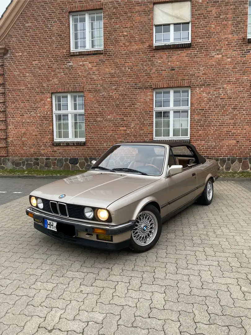 BMW 320 E30 Cabriolet Kaschmirbeige Oldtimer TÜV NEU Beige - 2