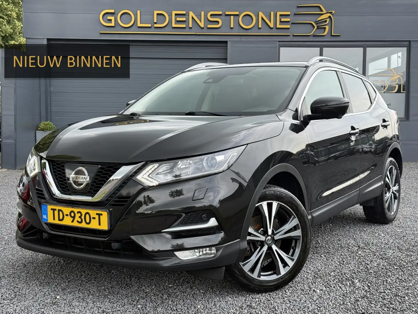 Nissan Qashqai 1.2 N-Connecta 1e Eigenaar,Navi,Clima,Cruise,Pano, Чорний - 1
