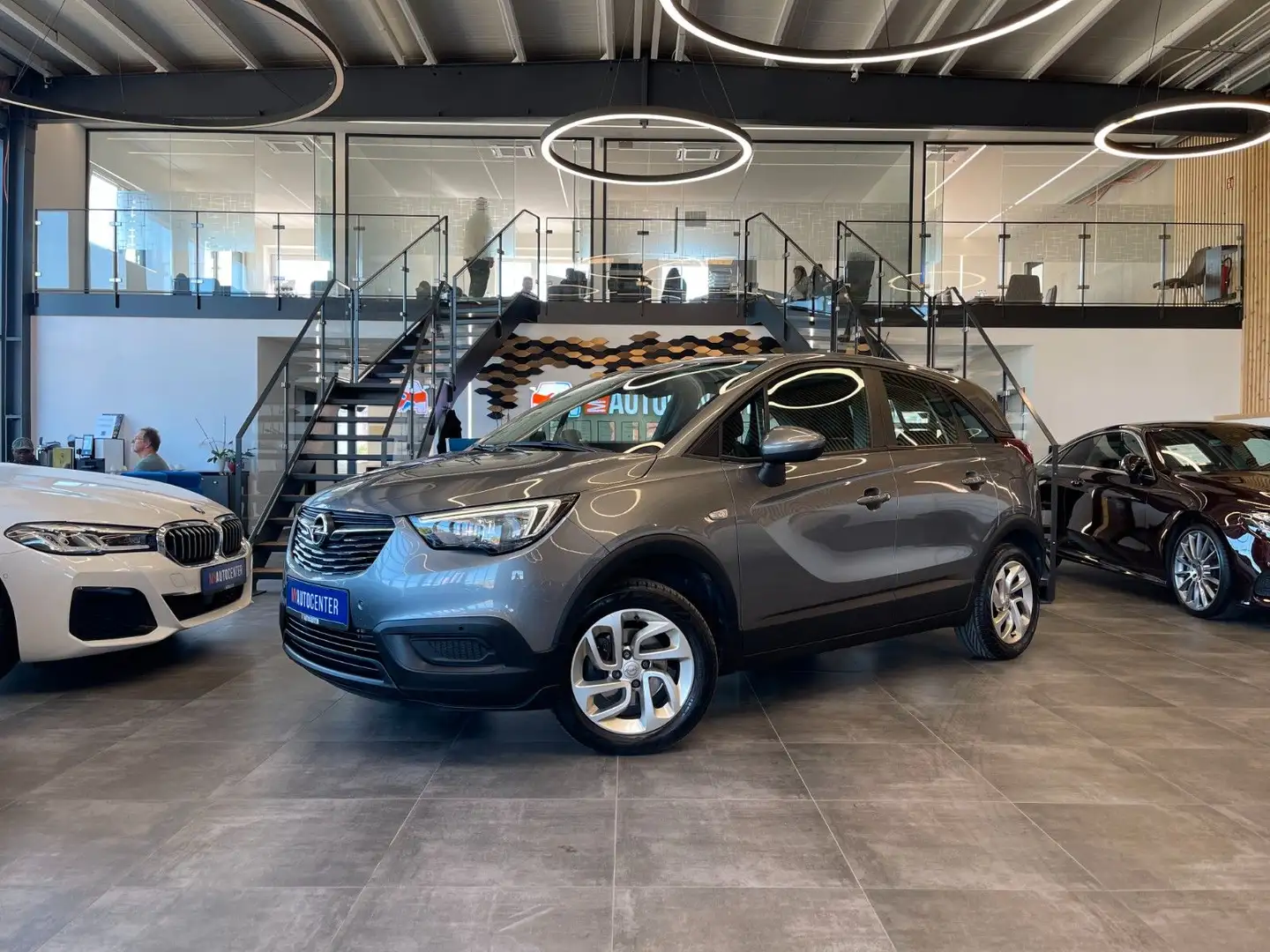 Opel Crossland X 1.2 Turbo Edition Aut.*AHK*PDC*SHZ siva - 1