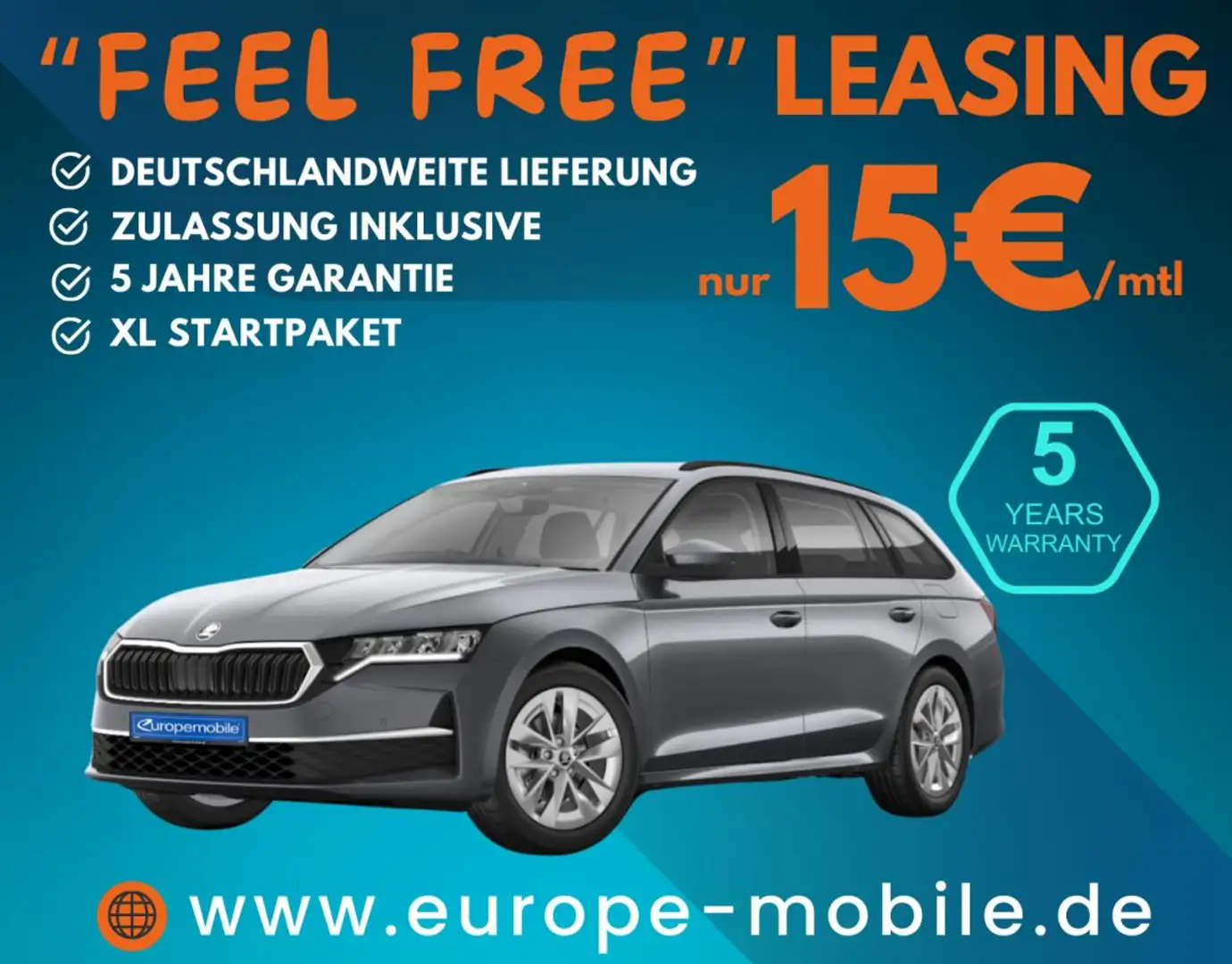 Skoda Octavia Combi SELECTION 2025 1.5 TSI mHEV 110kW DSG (UVP 4 Grau - 1